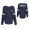 Boxercraft BOBCATS Spirit Long-Sleeve Shirt, Navy