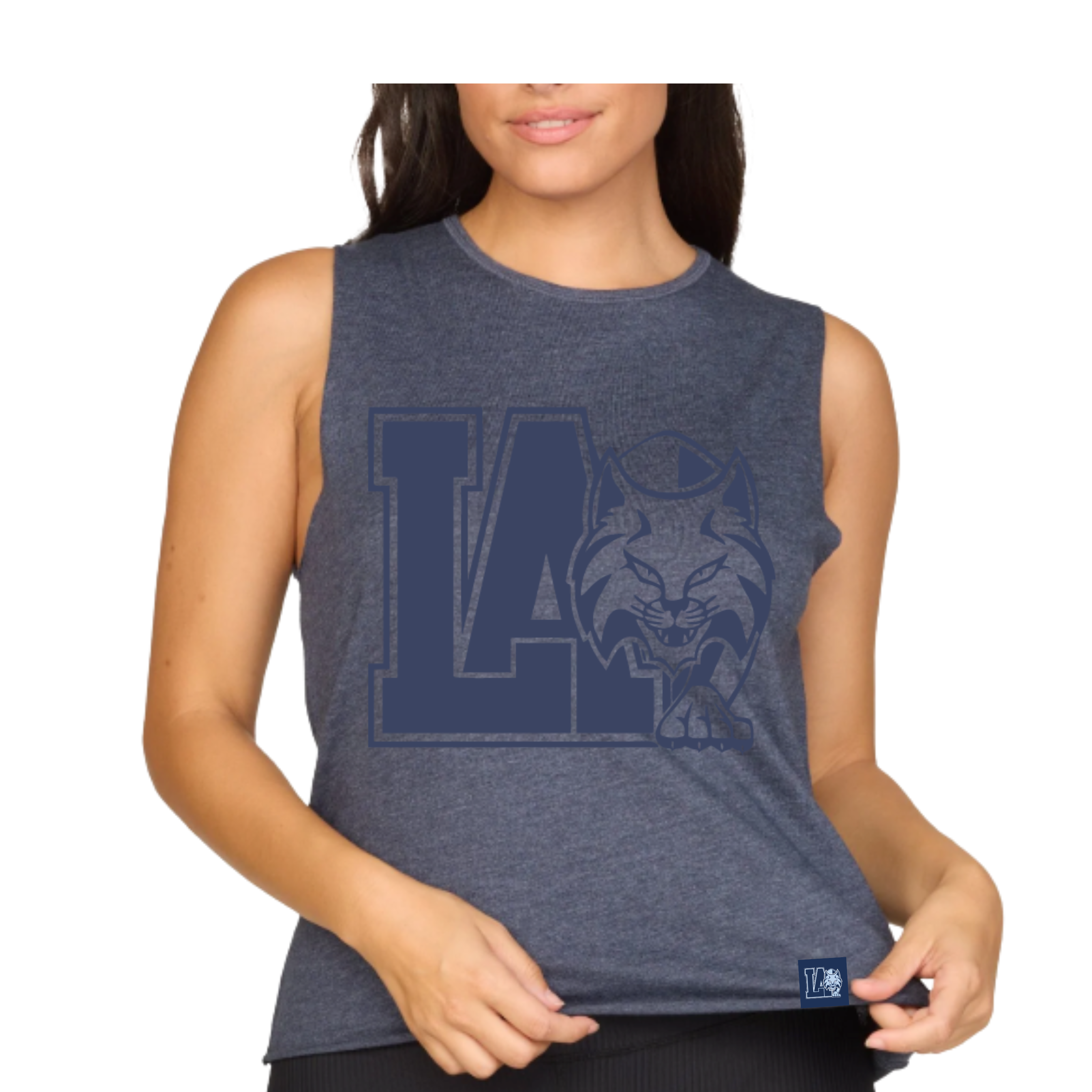 Bobcat Logo Distressed Tank Top