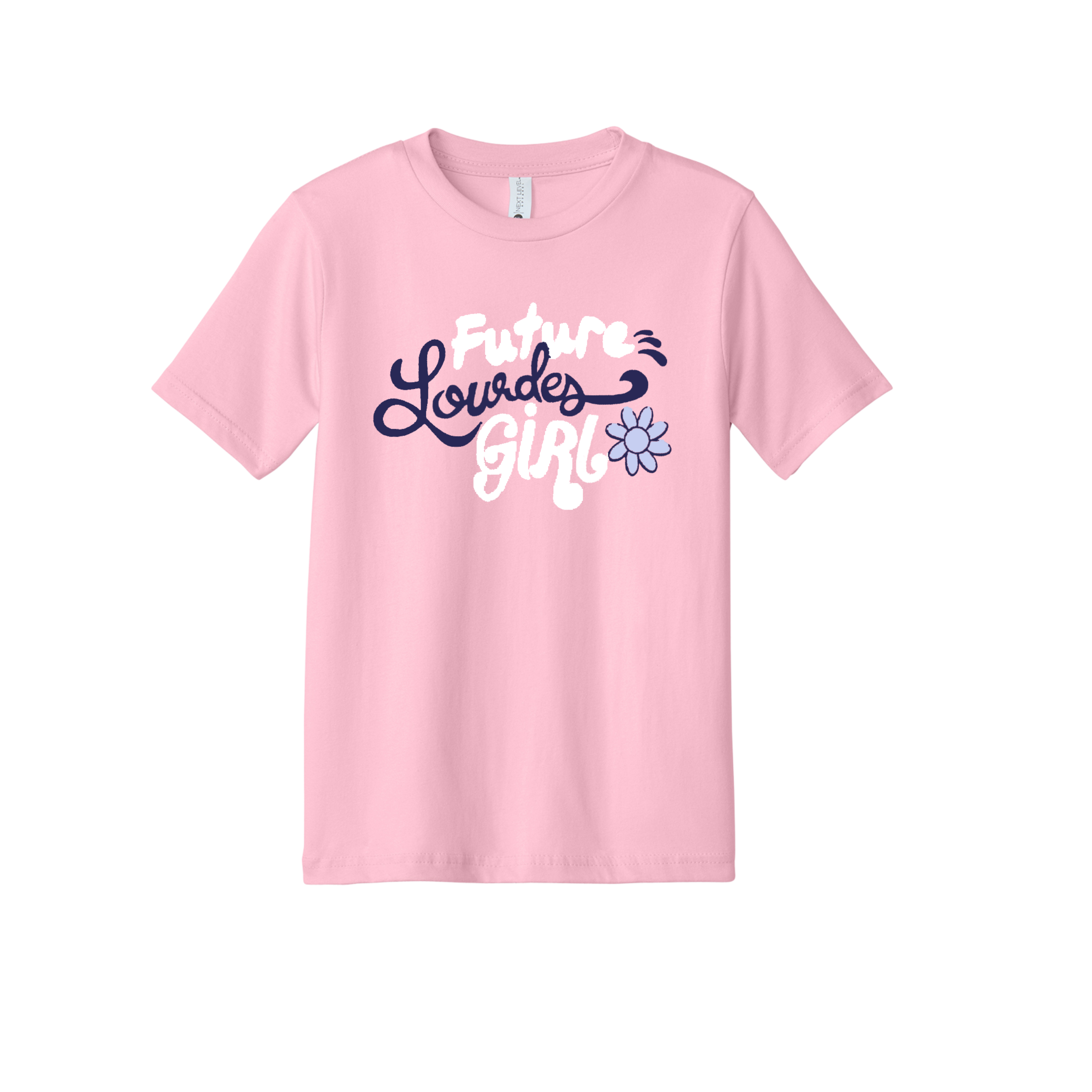 Future Lourdes Girl Youth T-Shirt, Pink