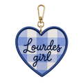 Lourdes Girl Heart Bag Charm