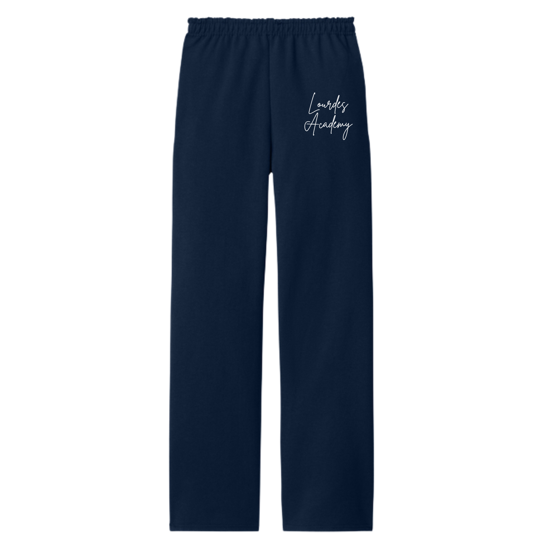 Lourdes Academy Script - Open-Hem Sweatpants