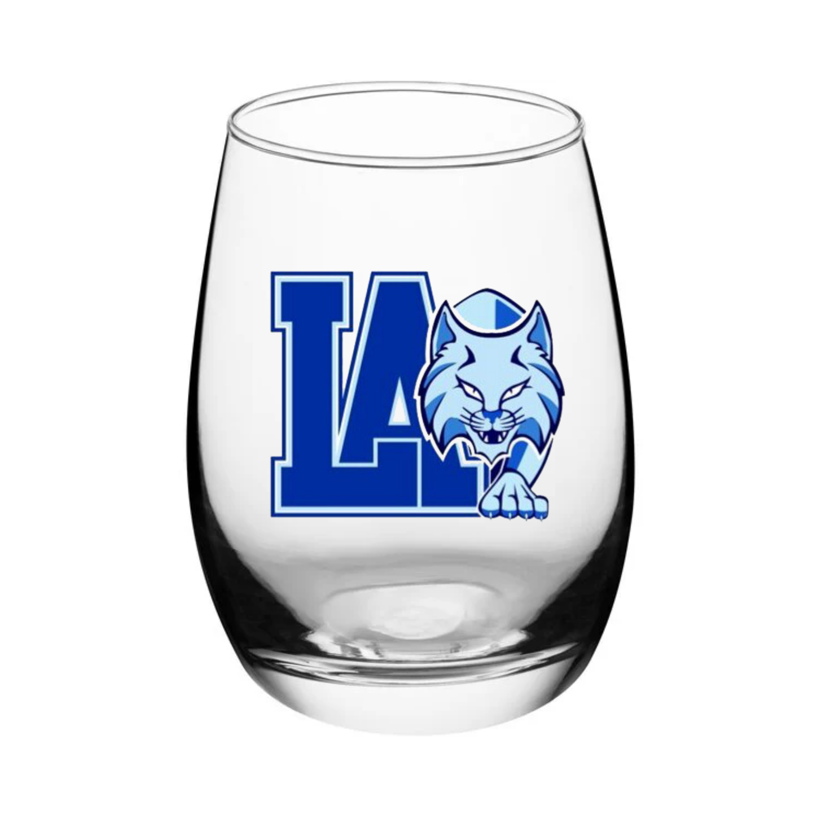 Lourdes Academy Stemless Wine Glass