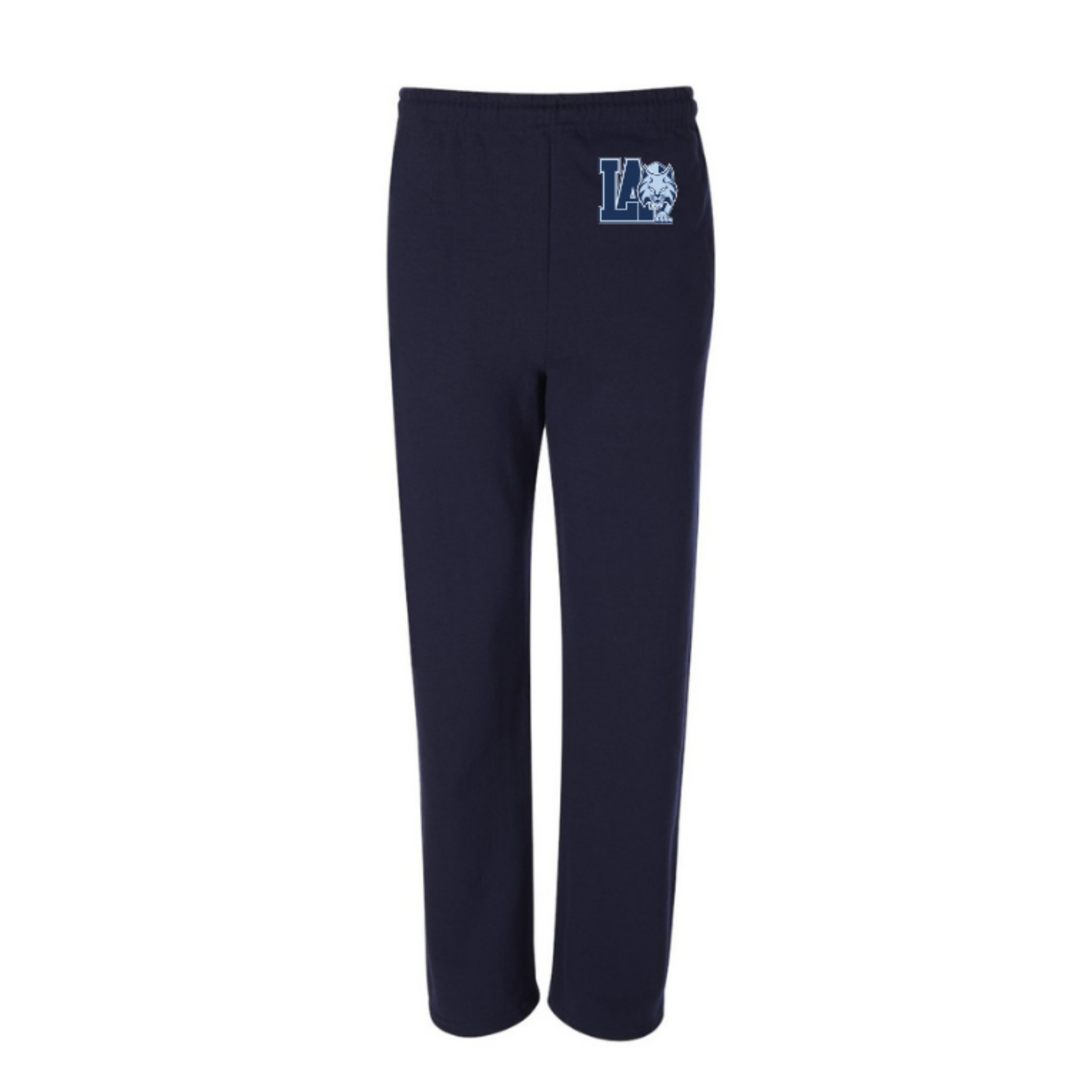Lourdes Open-Hem Sweatpants, Navy
