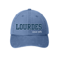 Lourdes Unisex Cap, Distressed Blue