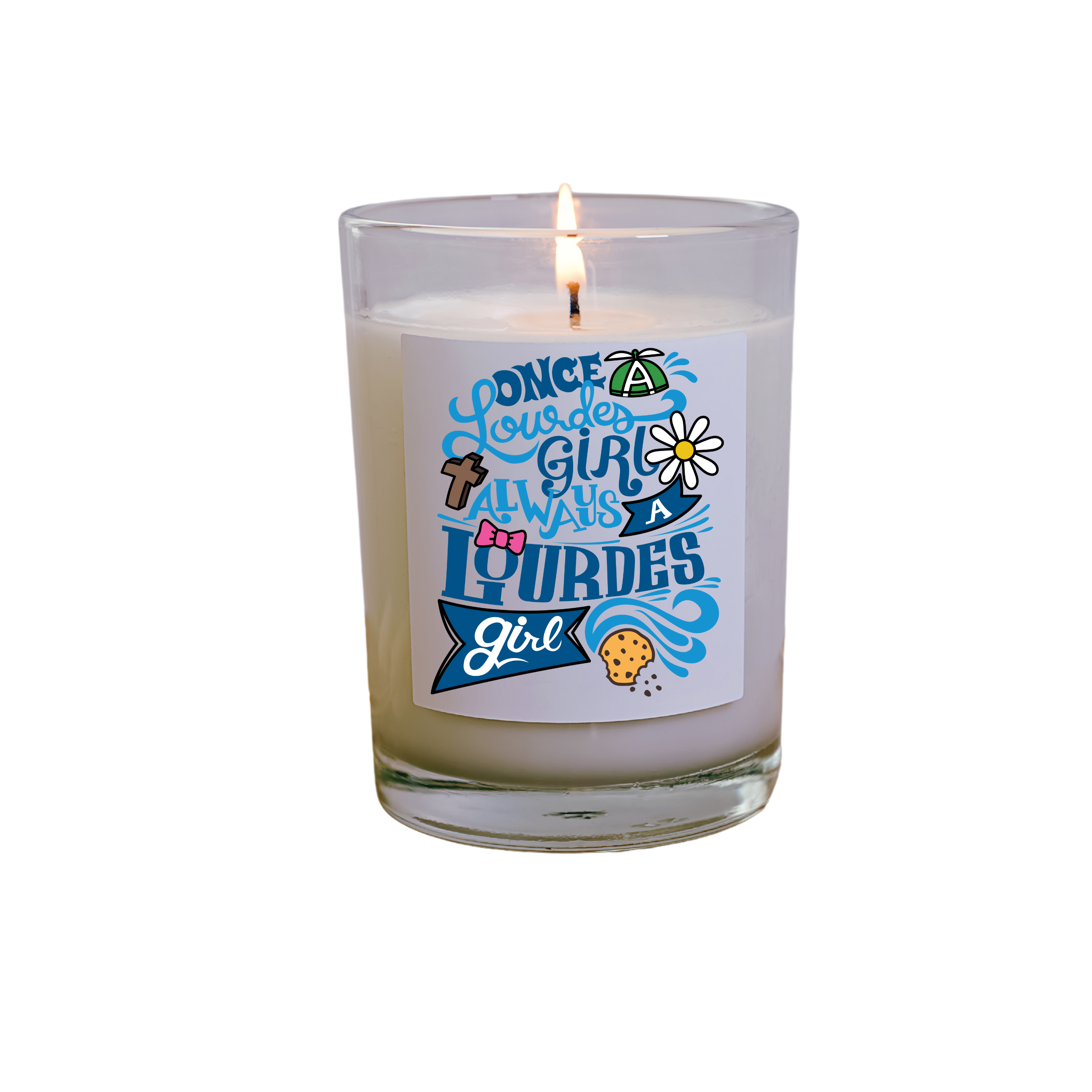 Once a Lourdes Girl 10 oz. Soy Candle, "HOPE" Scent