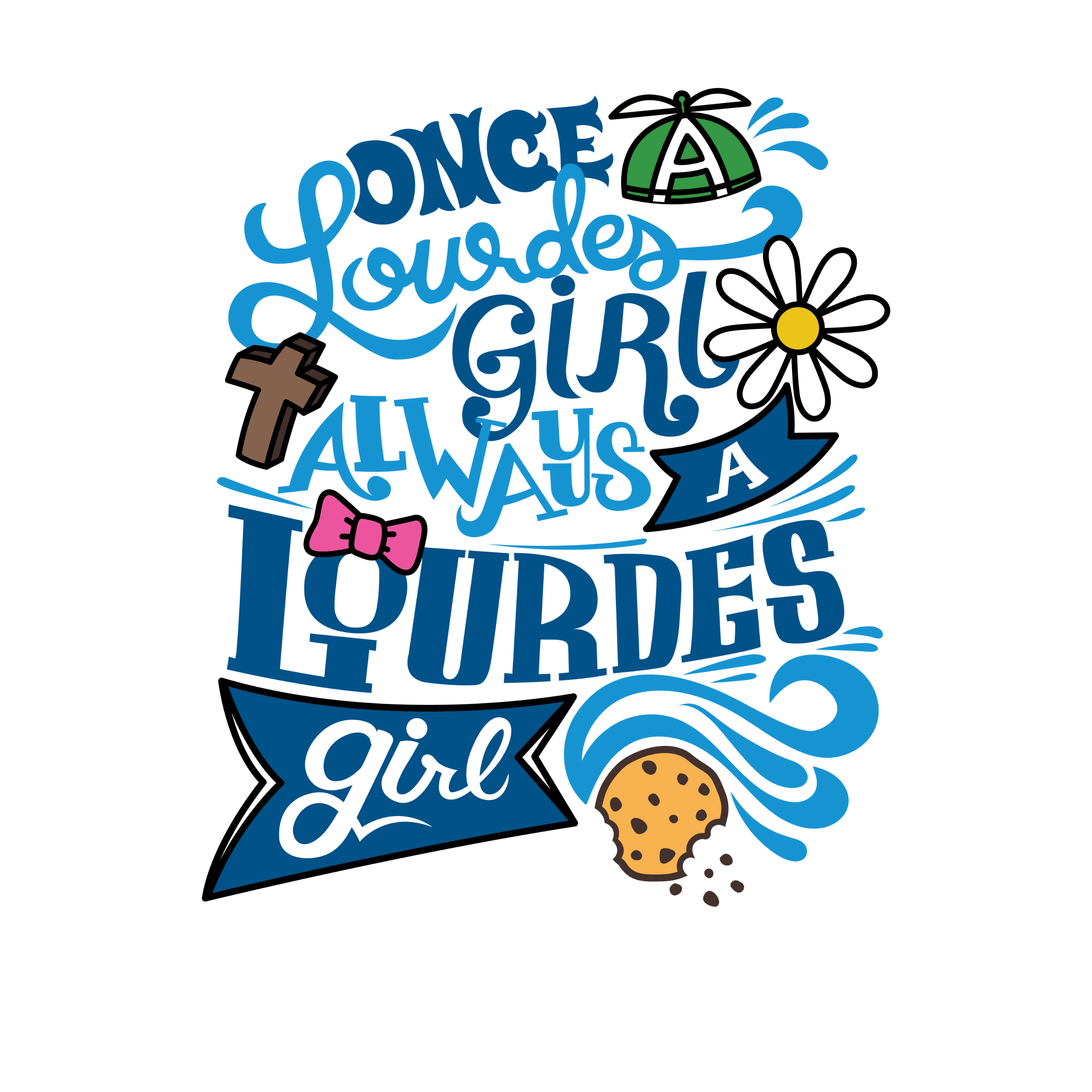 Once a Lourdes Girl… Sticker