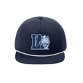 PVC Patch LA Logo Rope Cap, Navy