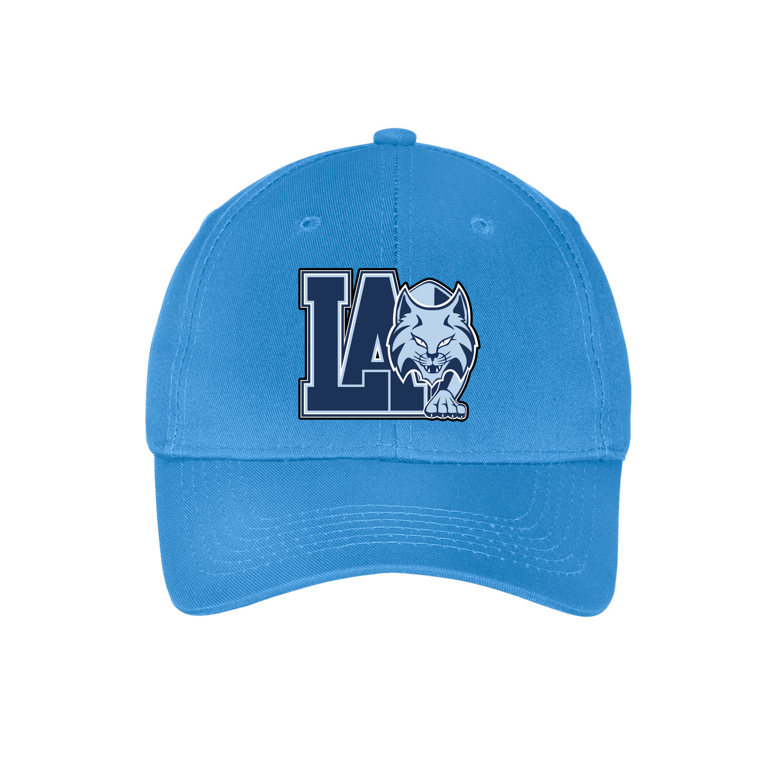 PVC Patch LA Logo Youth Cap, Carolina Blue